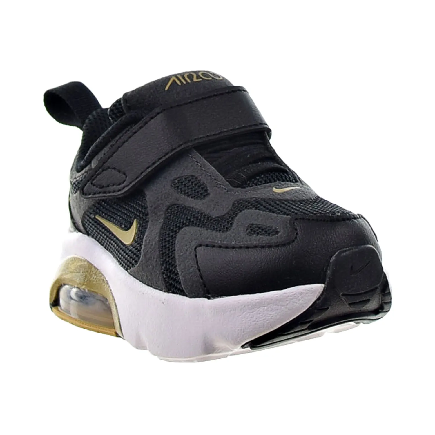 Nike Air Max 200 Toddlers' Shoes Black-Metallic Gold-Antracite