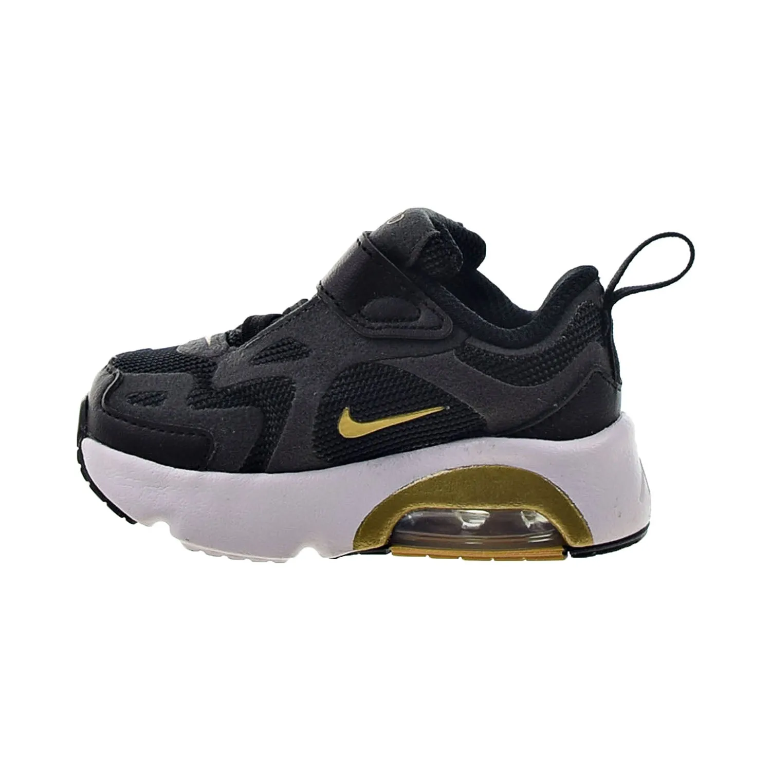 Nike Air Max 200 Toddlers' Shoes Black-Metallic Gold-Antracite