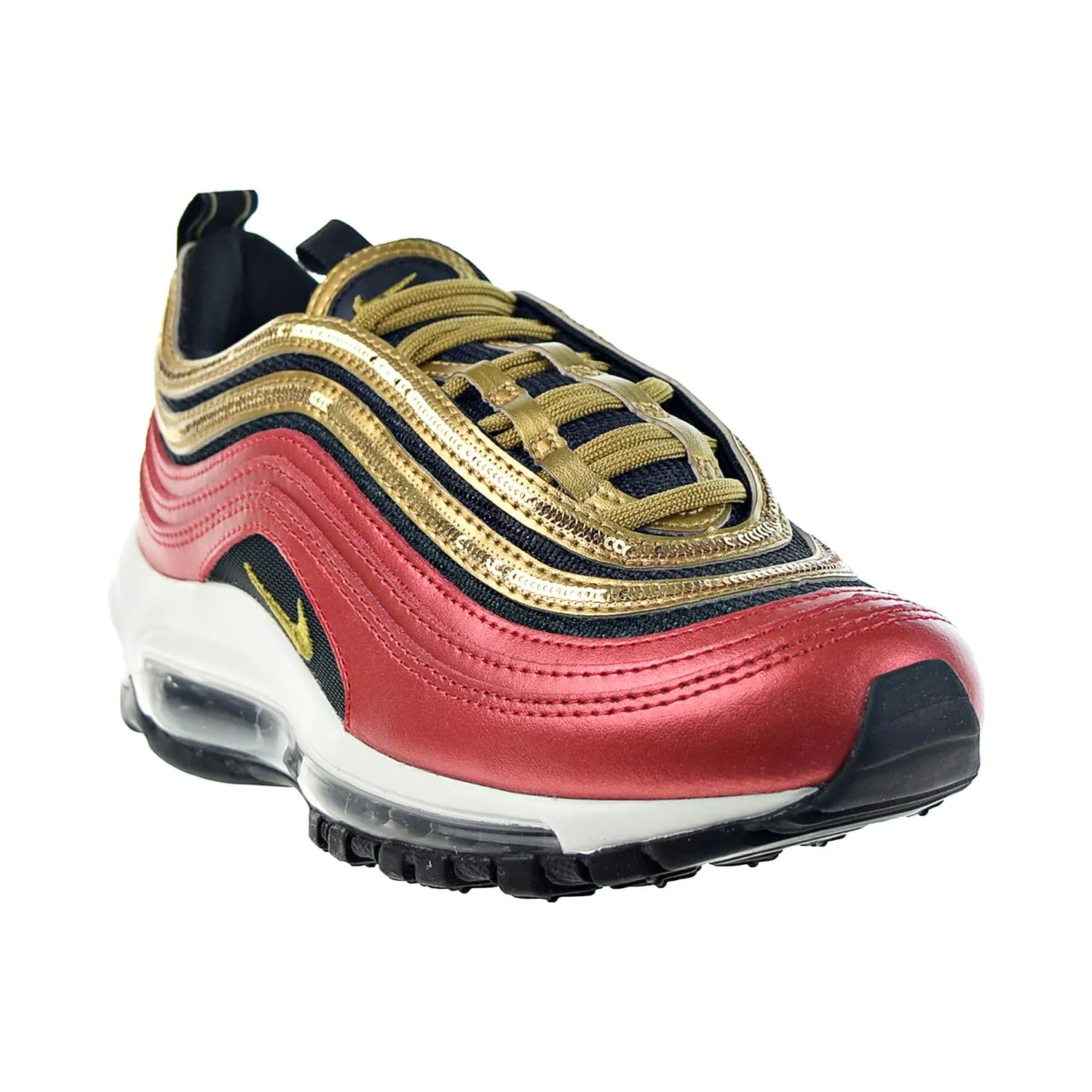 Nike Air Max 97 Women's Shoes University Red-Metalic Gold
