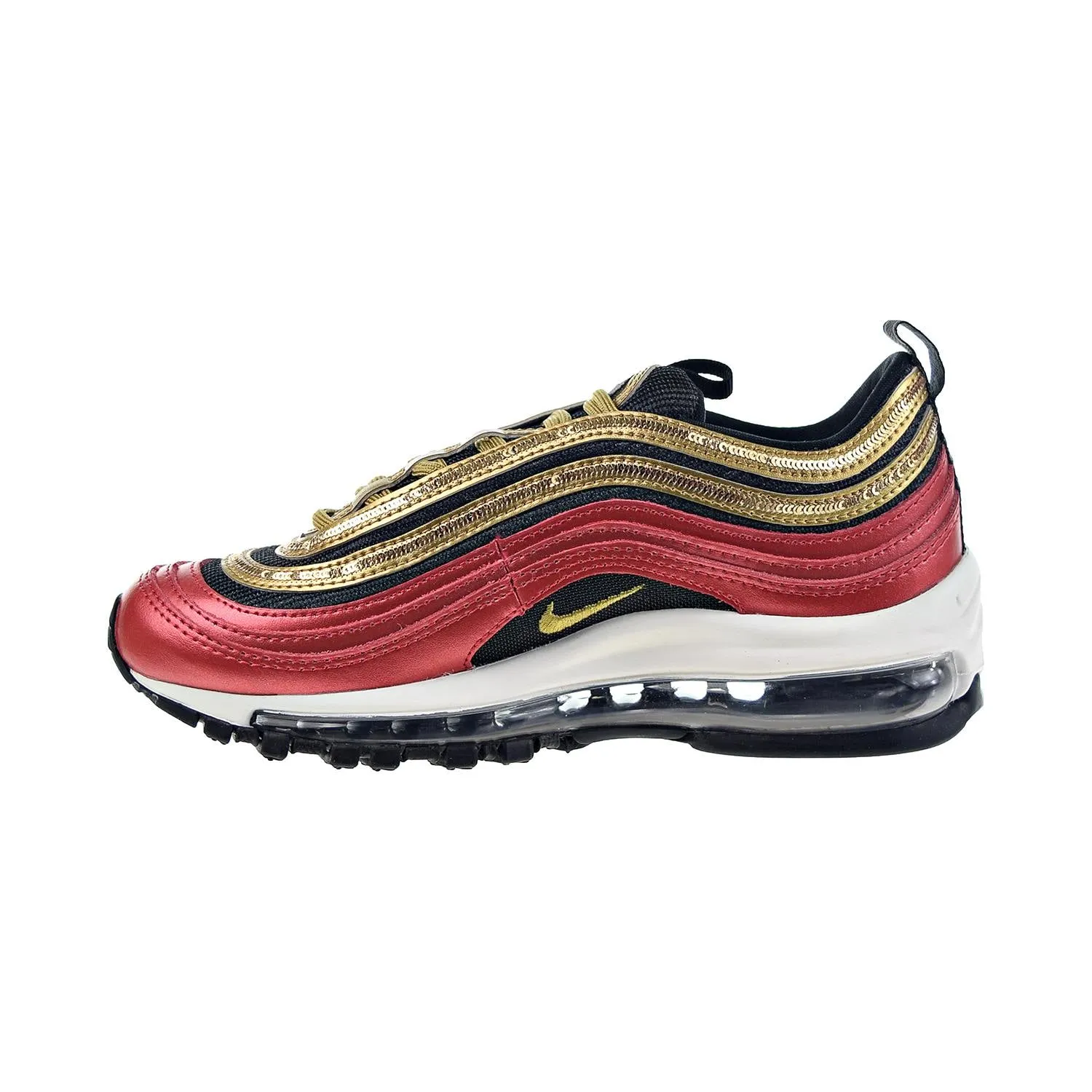 Nike Air Max 97 Women's Shoes University Red-Metalic Gold