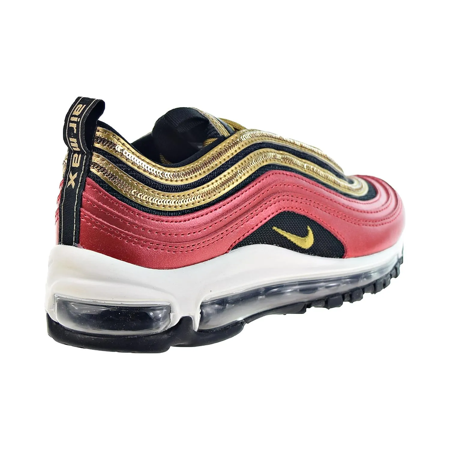 Nike Air Max 97 Women's Shoes University Red-Metalic Gold