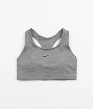 Nike Womens Dri-FIT Medium Support 1 Piece Pad Sports Bra - Smoke Grey / Heather / Black