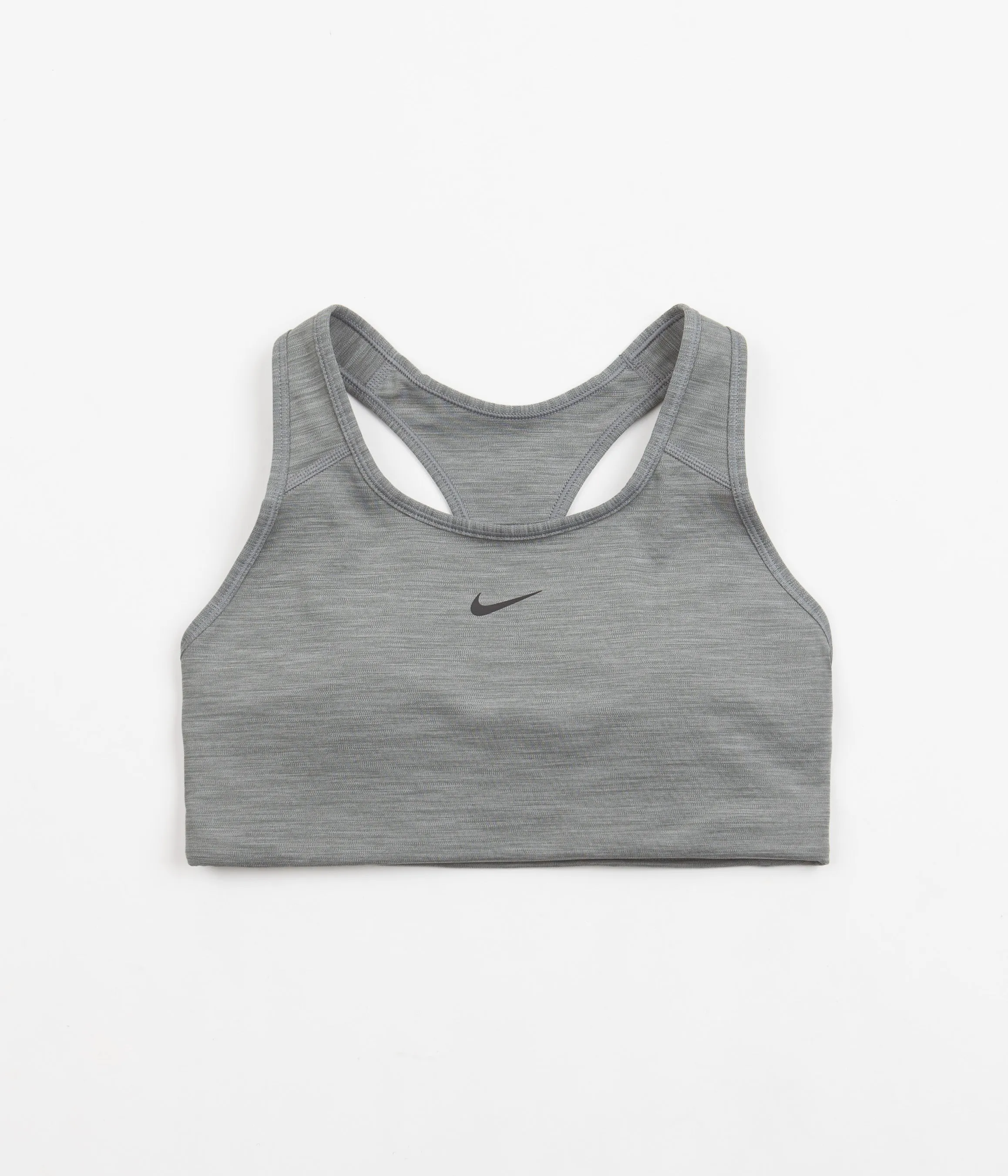 Nike Womens Dri-FIT Medium Support 1 Piece Pad Sports Bra - Smoke Grey / Heather / Black