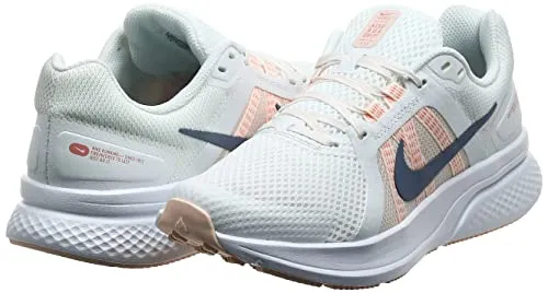 Nike Women's Run Swift 2 White Running Shoes 8.5 US (CU3528-100), Smtwht/Ashslt