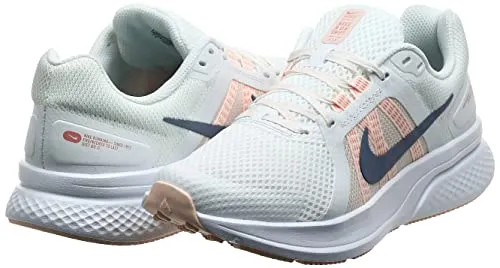 Nike Women's Run Swift 2 White Running Shoes 8.5 US (CU3528-100), Smtwht/Ashslt