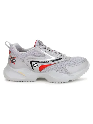 NINZA JR Grey Kid's Running Shoes