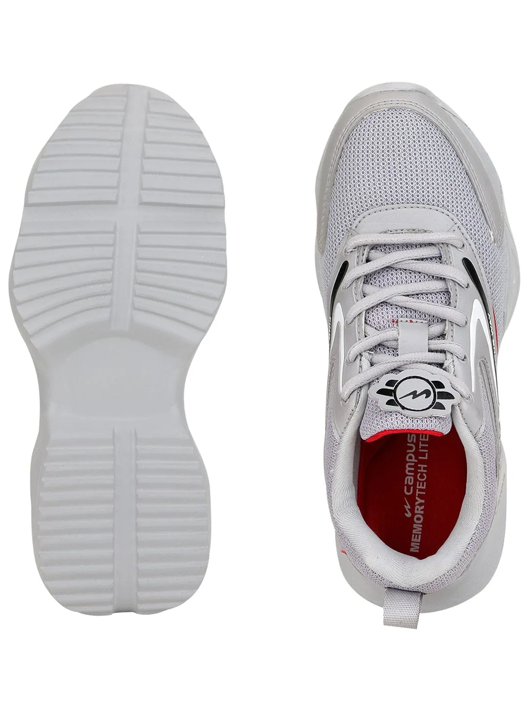 NINZA JR Grey Kid's Running Shoes