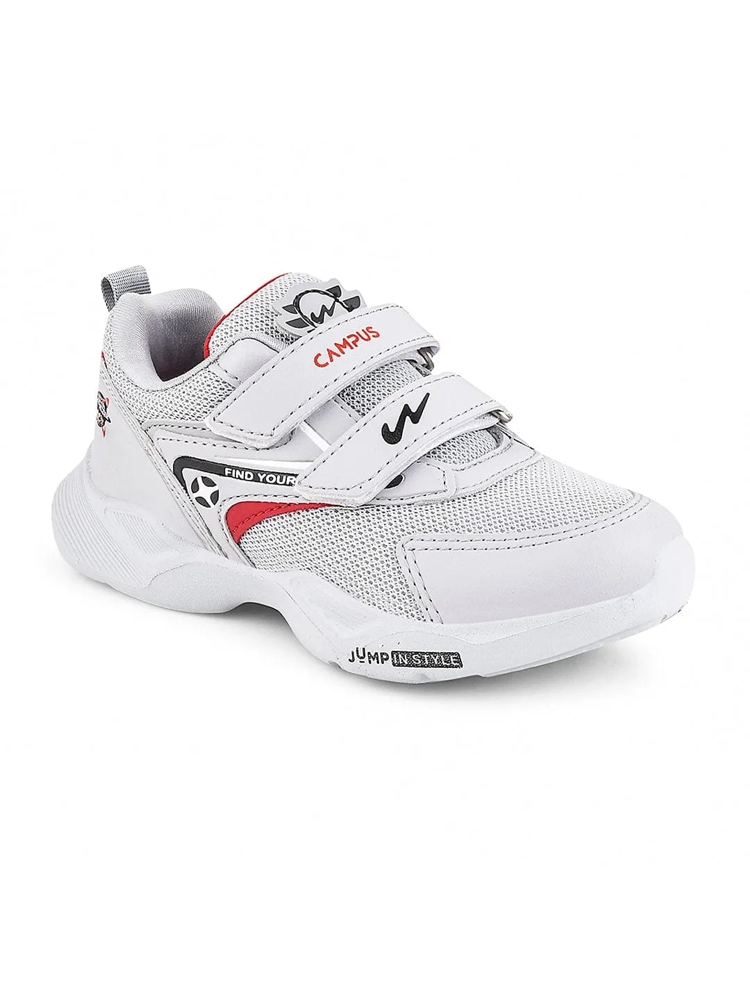 NINZA JR V Grey Kid's Running Shoes