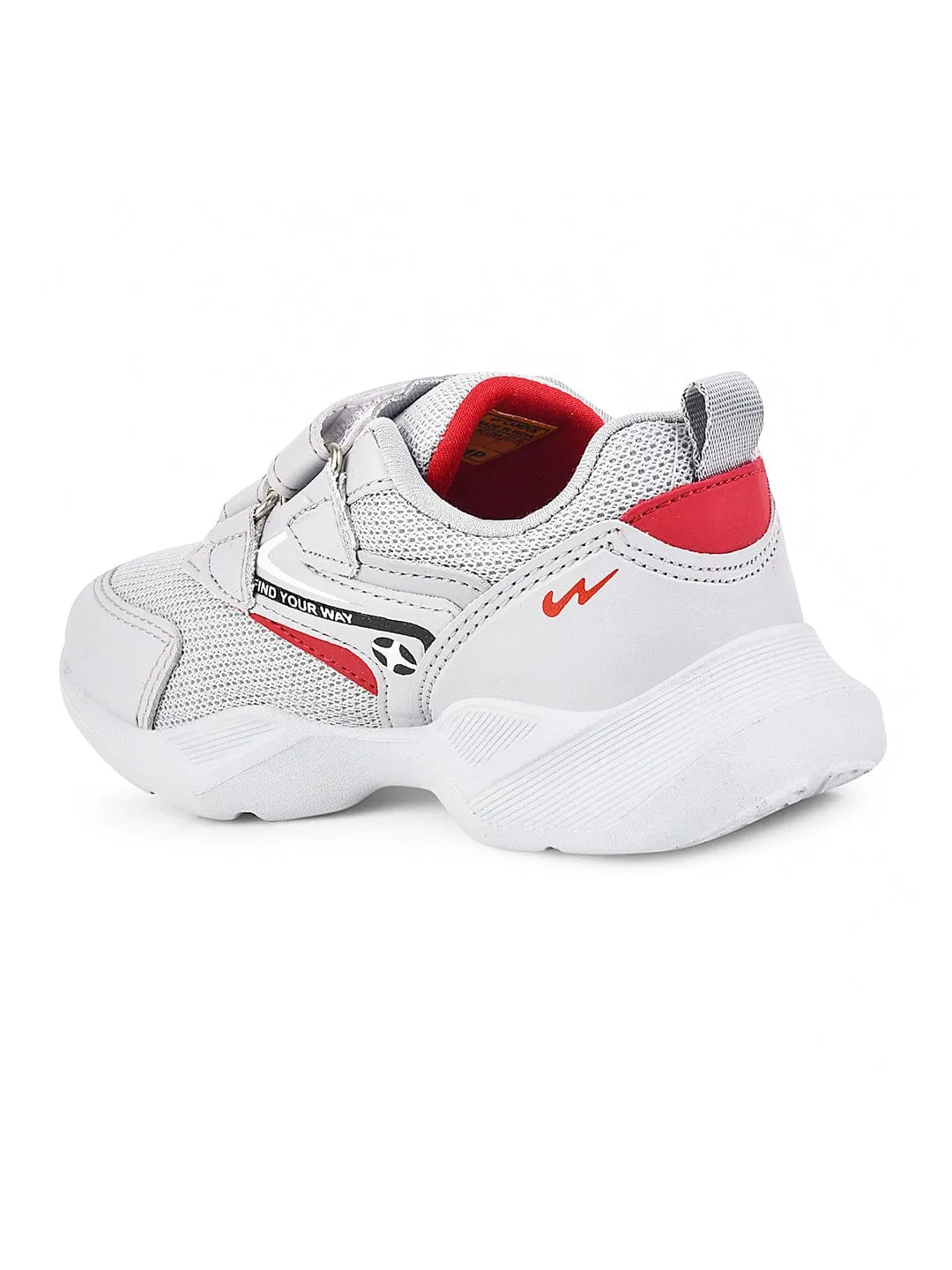 NINZA JR V Grey Kid's Running Shoes