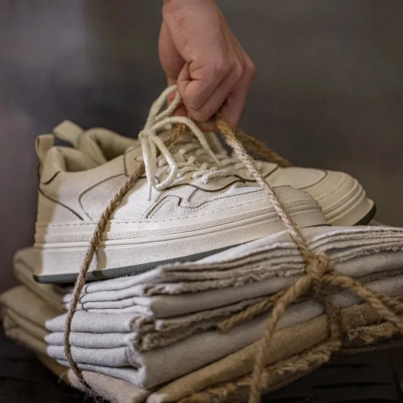 Noble Wear Classic White Sneakers