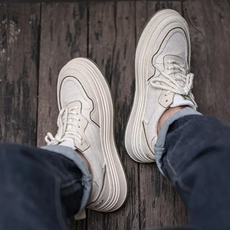 Noble Wear Classic White Sneakers