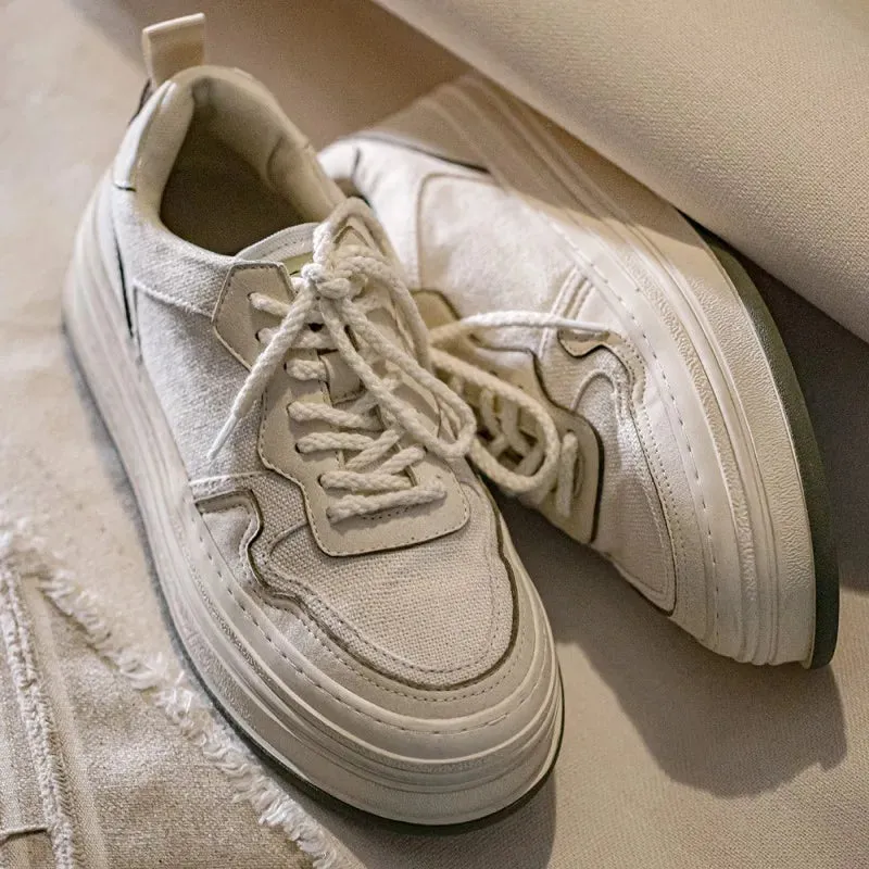 Noble Wear Classic White Sneakers