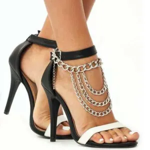 Open Toe Buckle Sandals Cutout Sandals