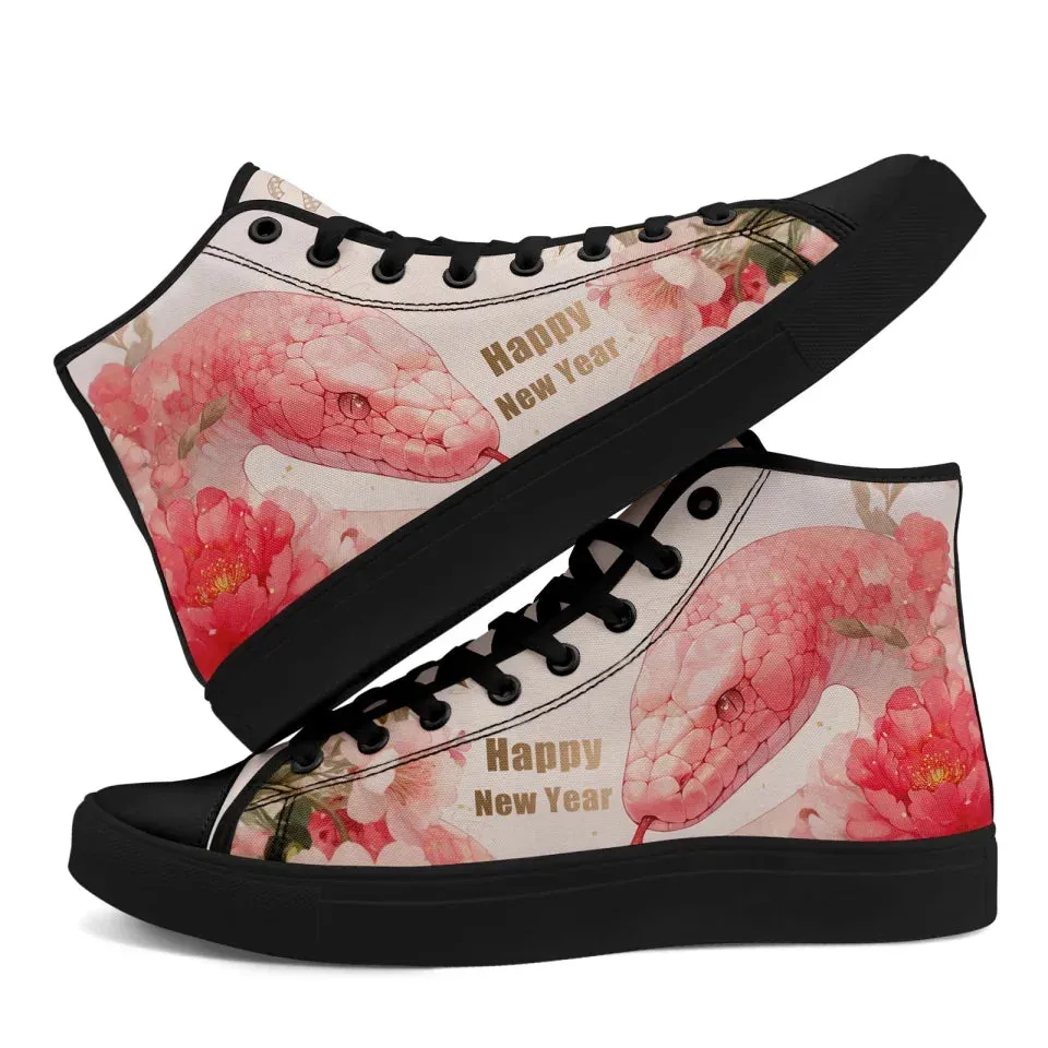 Personalized Year of the Snake Sneakers, Custom Trend High Top Shoes, Unisex Shoes