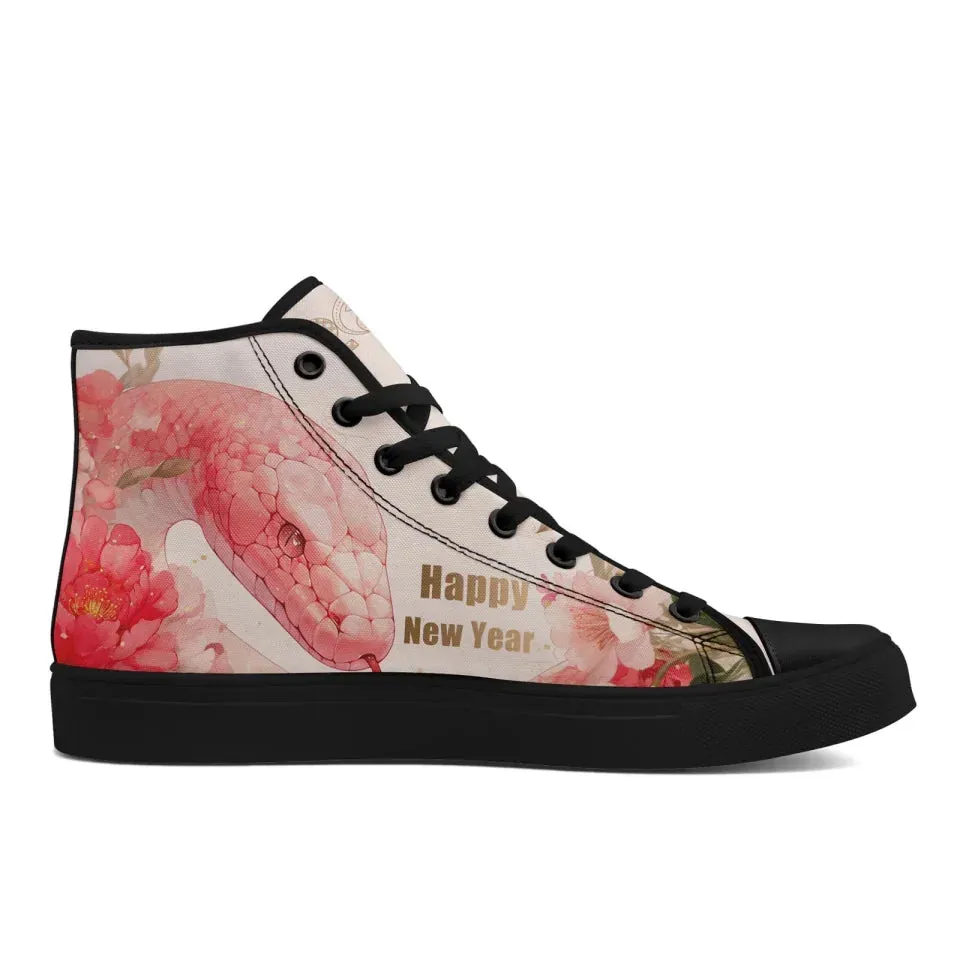 Personalized Year of the Snake Sneakers, Custom Trend High Top Shoes, Unisex Shoes