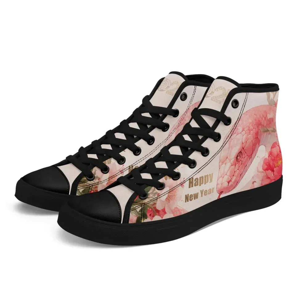 Personalized Year of the Snake Sneakers, Custom Trend High Top Shoes, Unisex Shoes