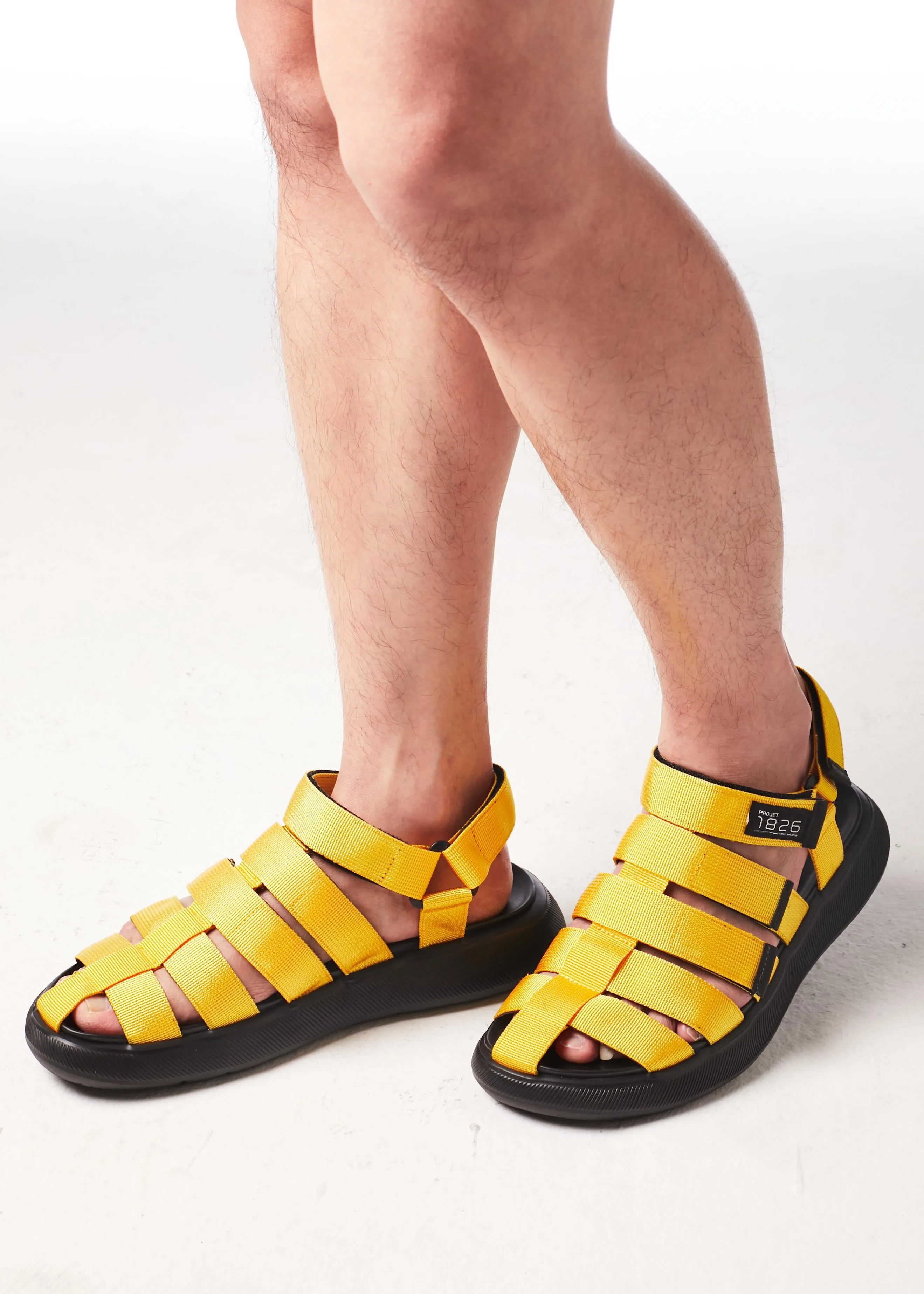 PROJET1826 | EIDEARD Casual Sporty Sandal Yellow