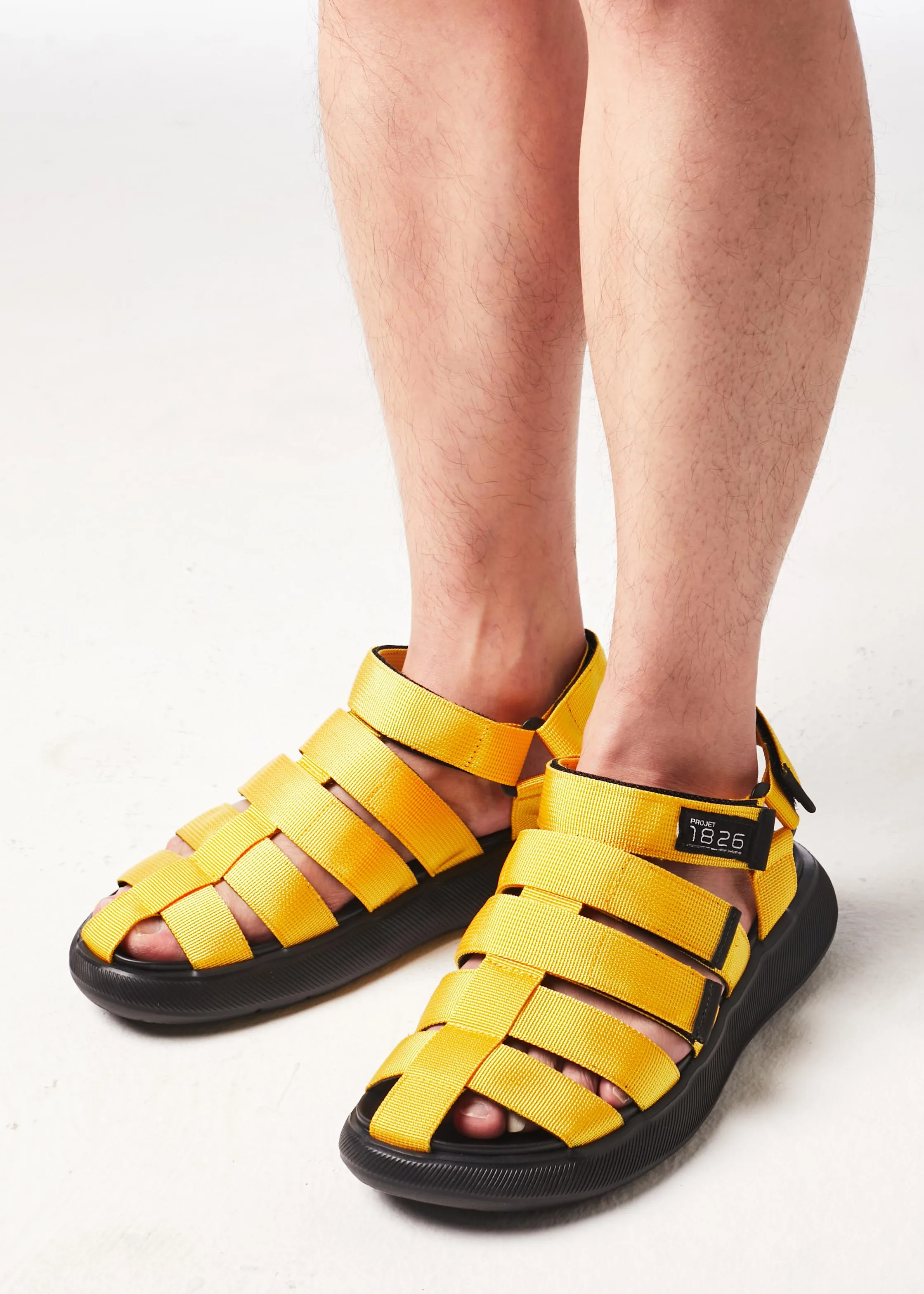 PROJET1826 | EIDEARD Casual Sporty Sandal Yellow