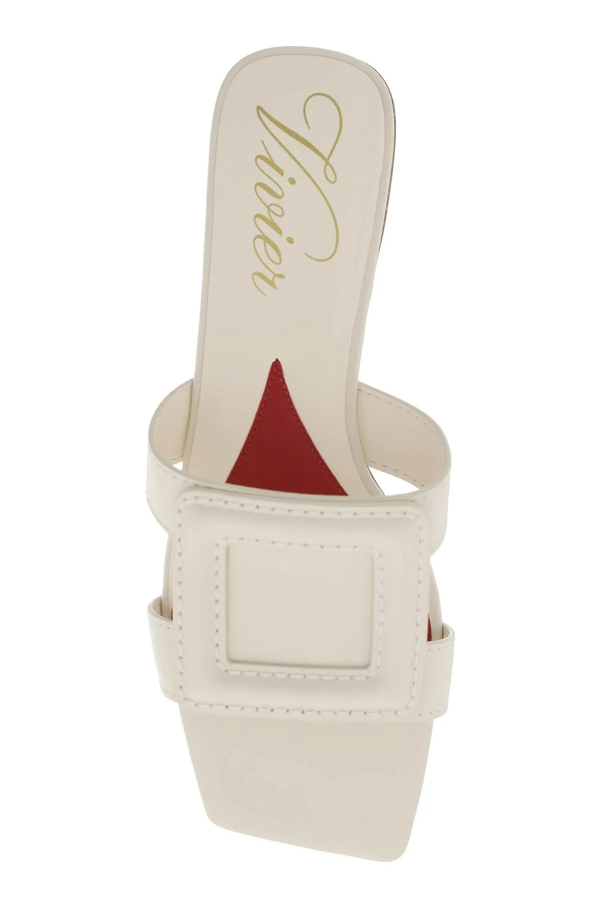 Roger vivier 'stitching buckle' mules