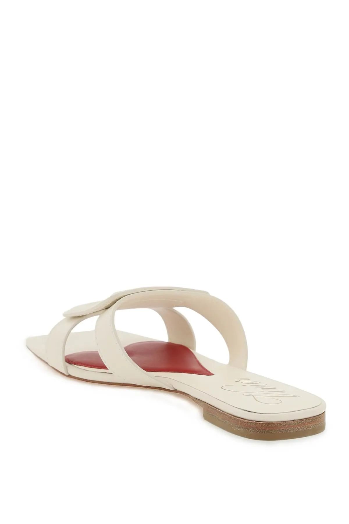 Roger vivier 'stitching buckle' mules