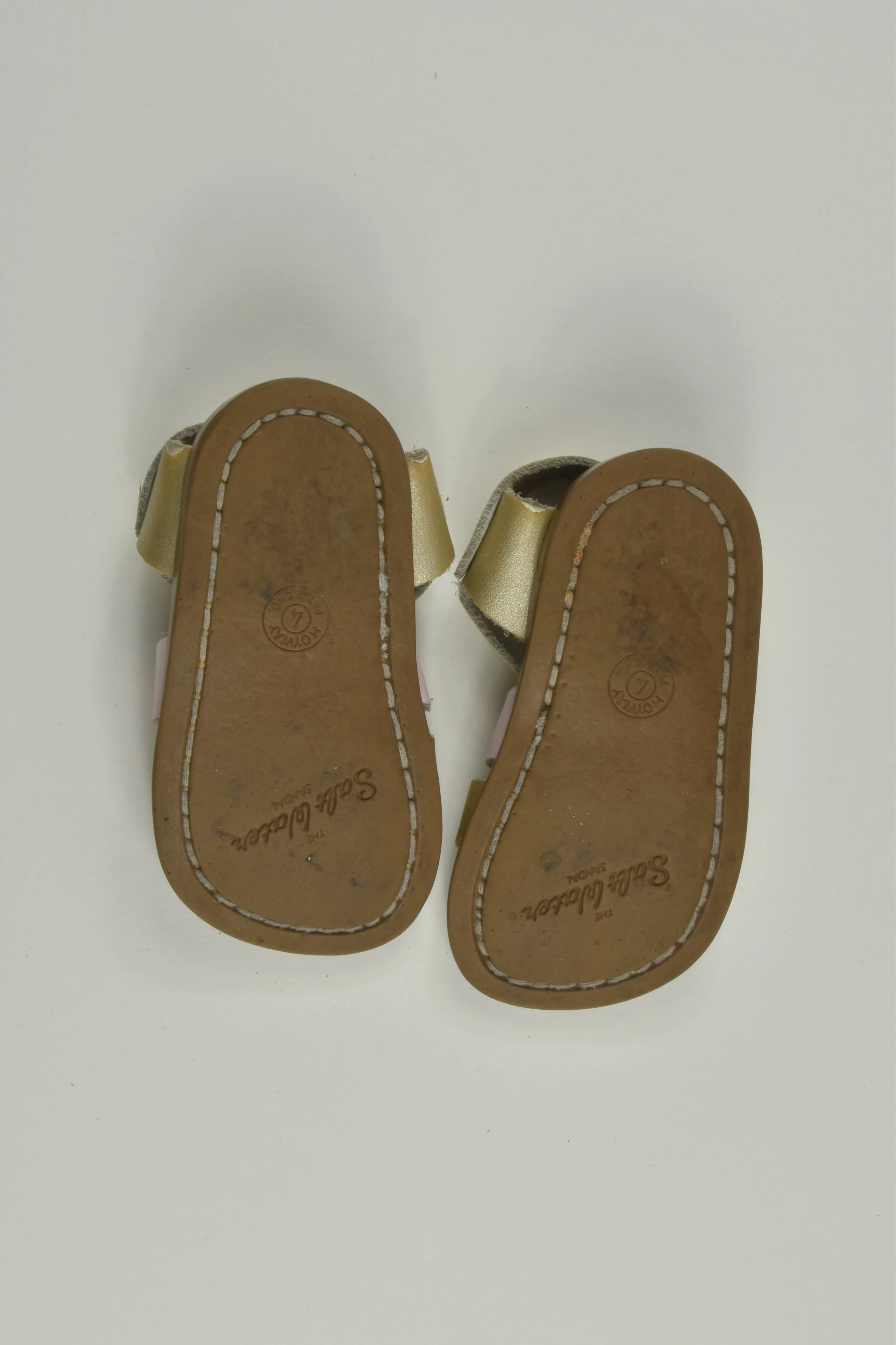 Saltwater Size 4 Leather Sandals