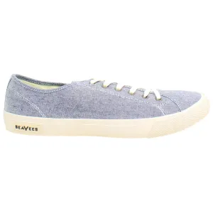 Seavees Legend Chambray Mens Blue Plimsolls