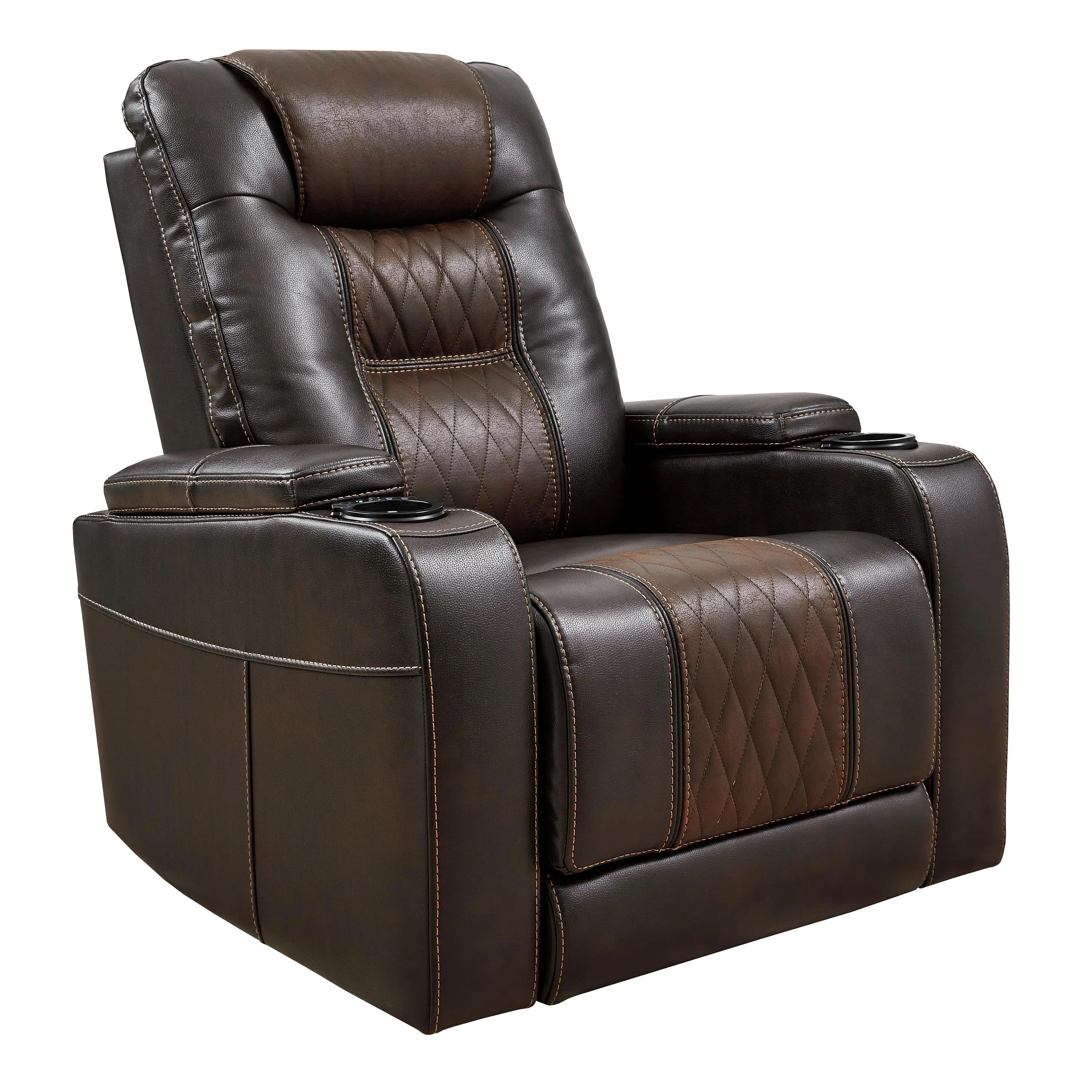 Signature Design by Ashley Composer Power Leather Look Recliner 2150713