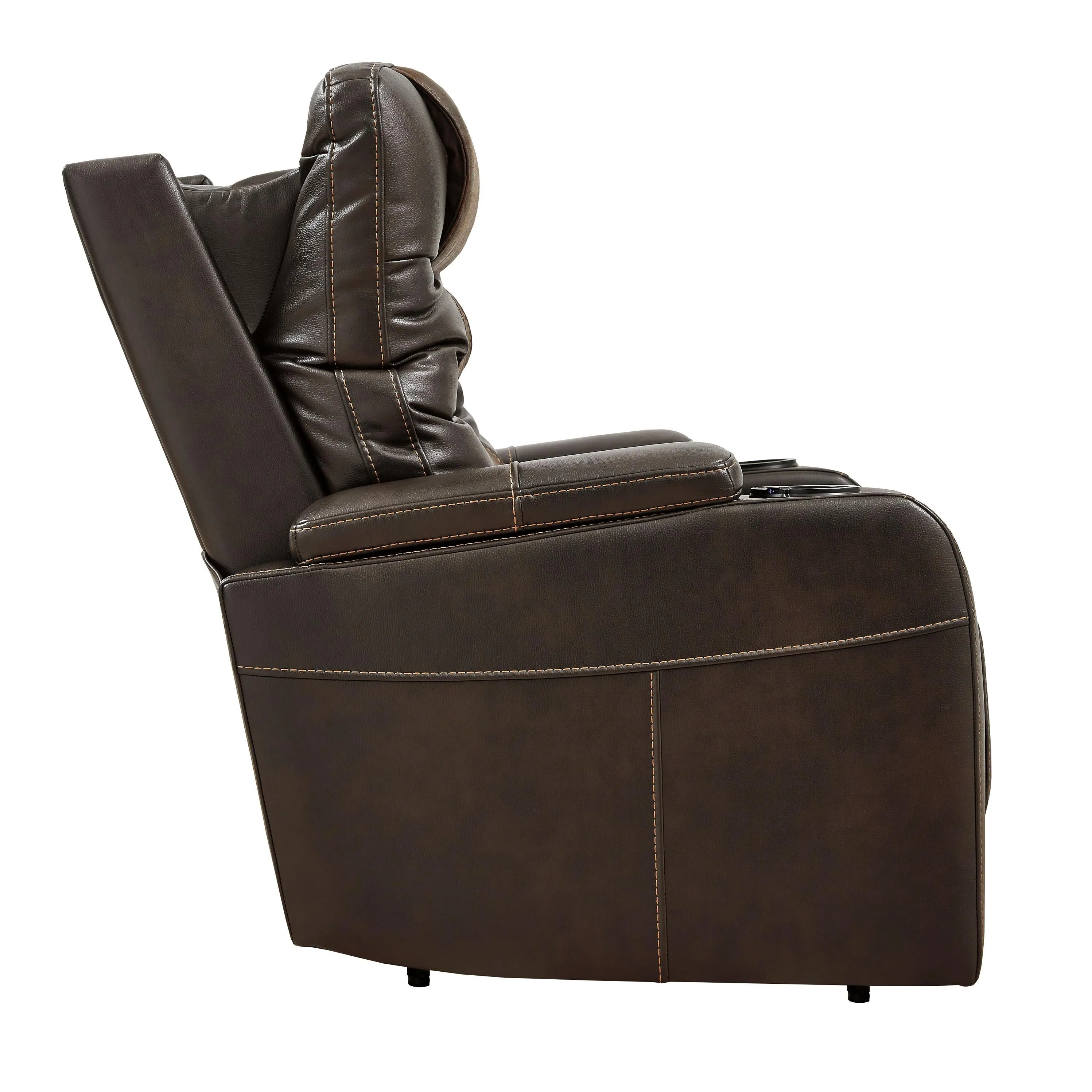Signature Design by Ashley Composer Power Leather Look Recliner 2150713