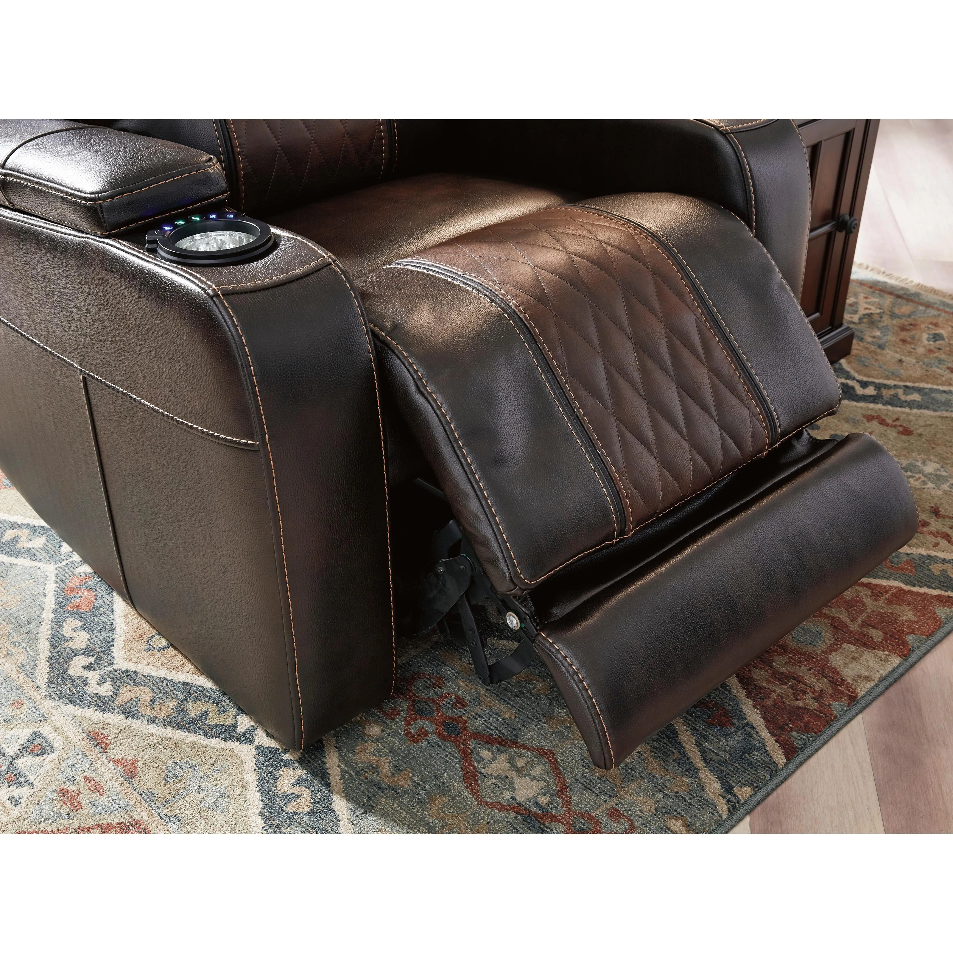 Signature Design by Ashley Composer Power Leather Look Recliner 2150713