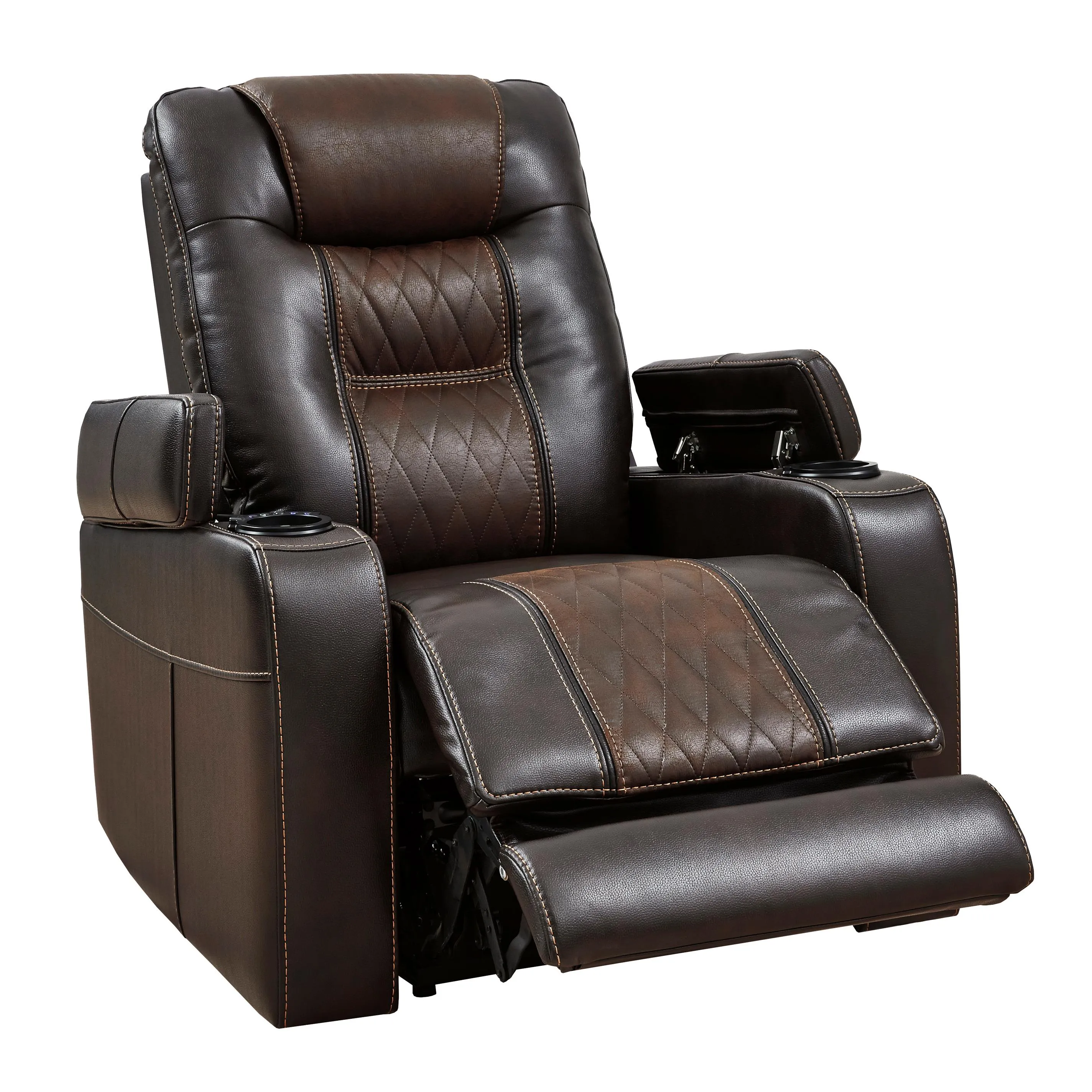Signature Design by Ashley Composer Power Leather Look Recliner 2150713