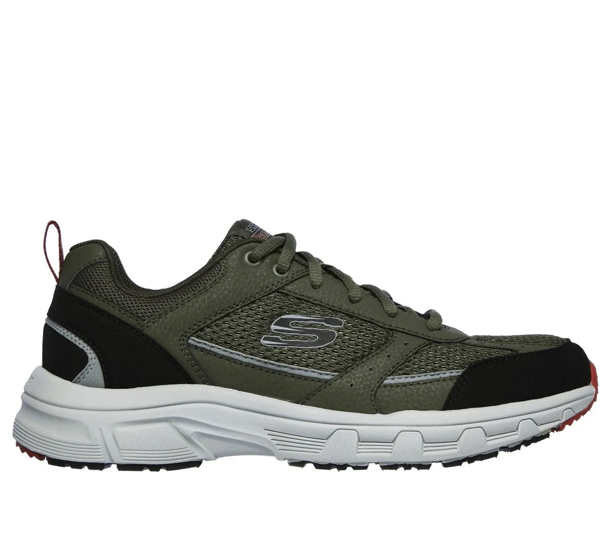 Skechers 51898/OLBK Olive Black Oak Canyon Verketta Relaxed Fit Lace Up Trainers