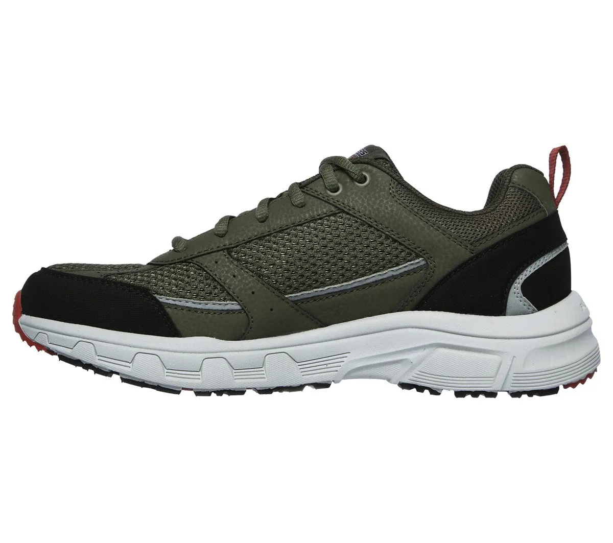 Skechers 51898/OLBK Olive Black Oak Canyon Verketta Relaxed Fit Lace Up Trainers