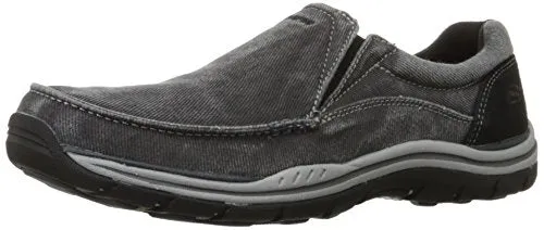 Skechers USA Men's Expected Avillo Relax Fit Slip-On Loafer,Black,9.5 M US