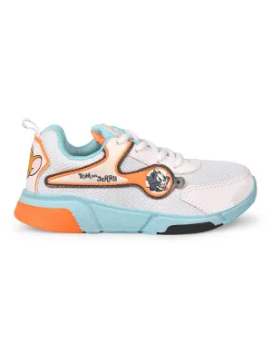 SRM-09 White Kid's Running Shoes