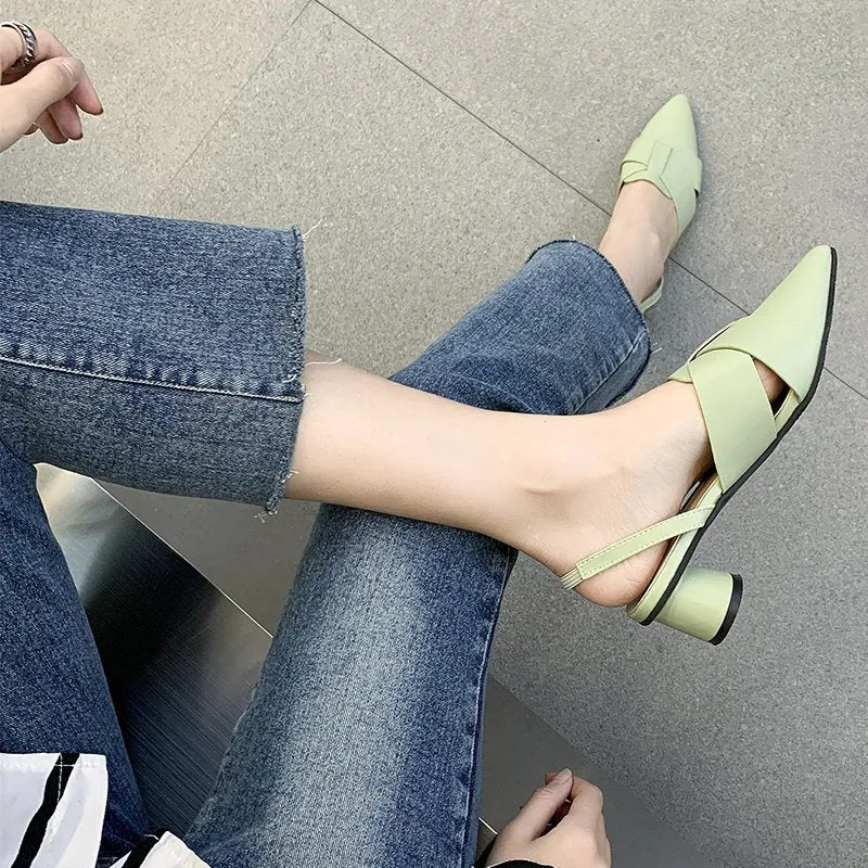Summer Pointed Toe Heels