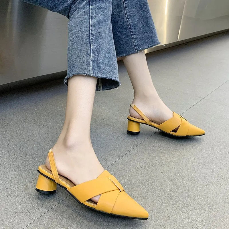 Summer Pointed Toe Heels
