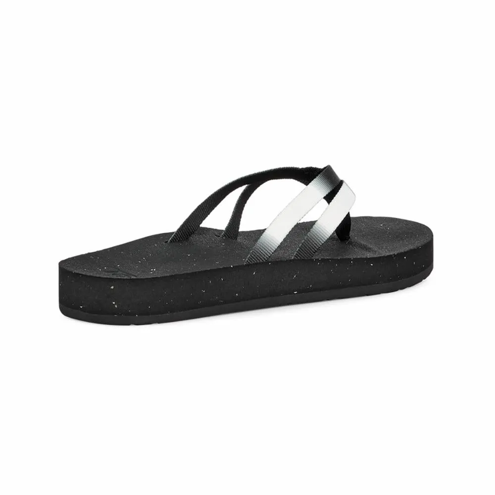 Teva Women REFLIP STRAPPY GRADIATE AURA BLACK/ WHITE