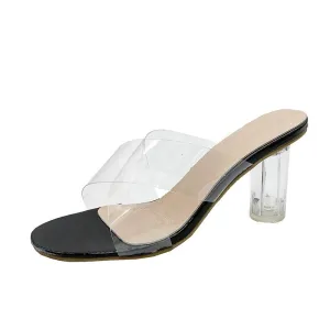 Transparent Heels For Females