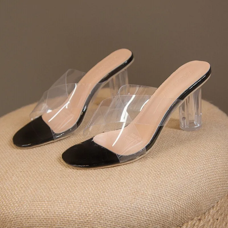 Transparent Heels For Females
