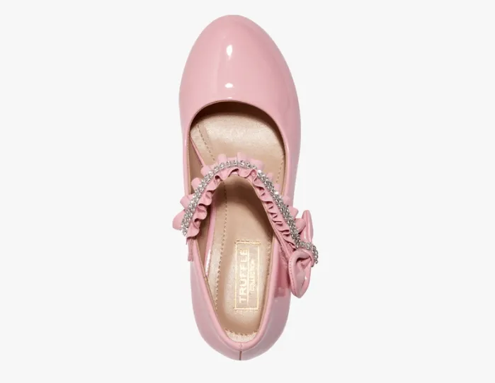 Truffle Collection Girls Pink Belly Party Shoes