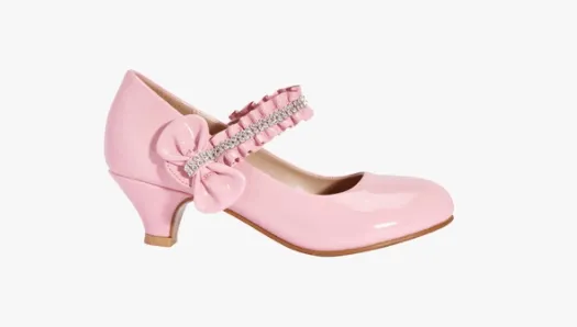 Truffle Collection Girls Pink Belly Party Shoes