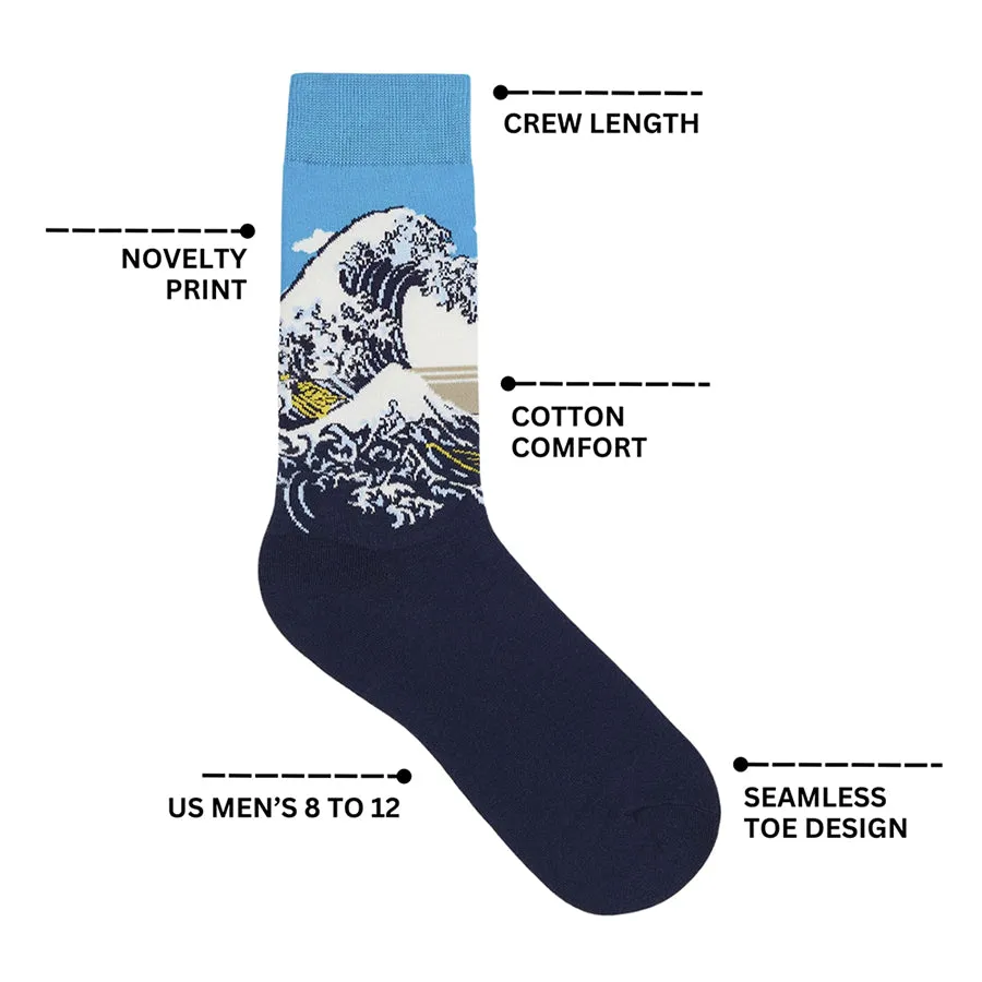 UFO Printed Crew Length Socks