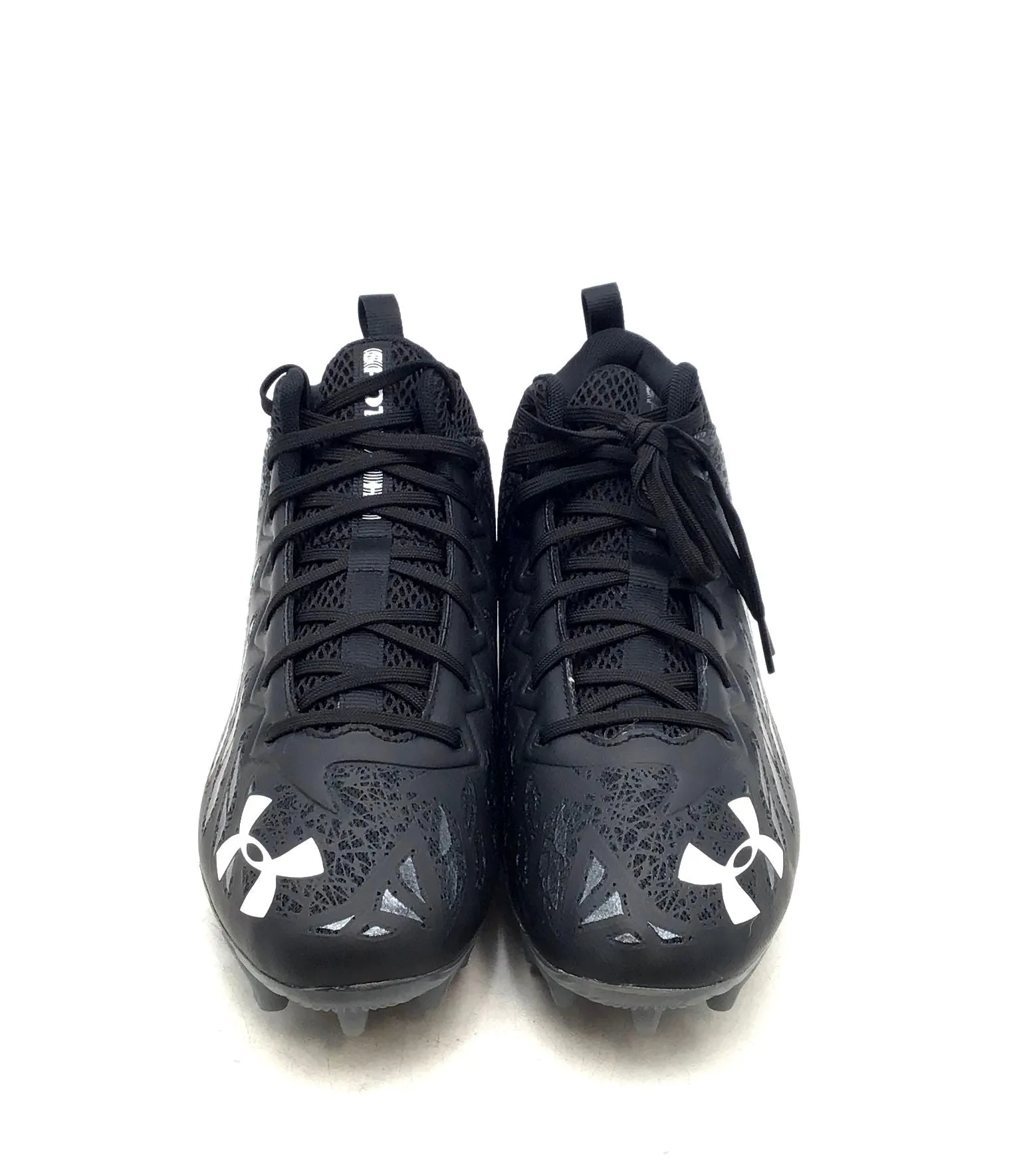 Under Armour Men's Spotlight Select 3022667 Black Football Cleats - Size 12