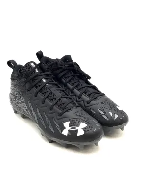 Under Armour Men's Spotlight Select 3022667 Black Football Cleats - Size 12