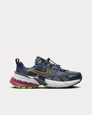 V2K Run Luminous Obsidian / Night Maroon / Volt / Wolf Grey Low Top Sneakers