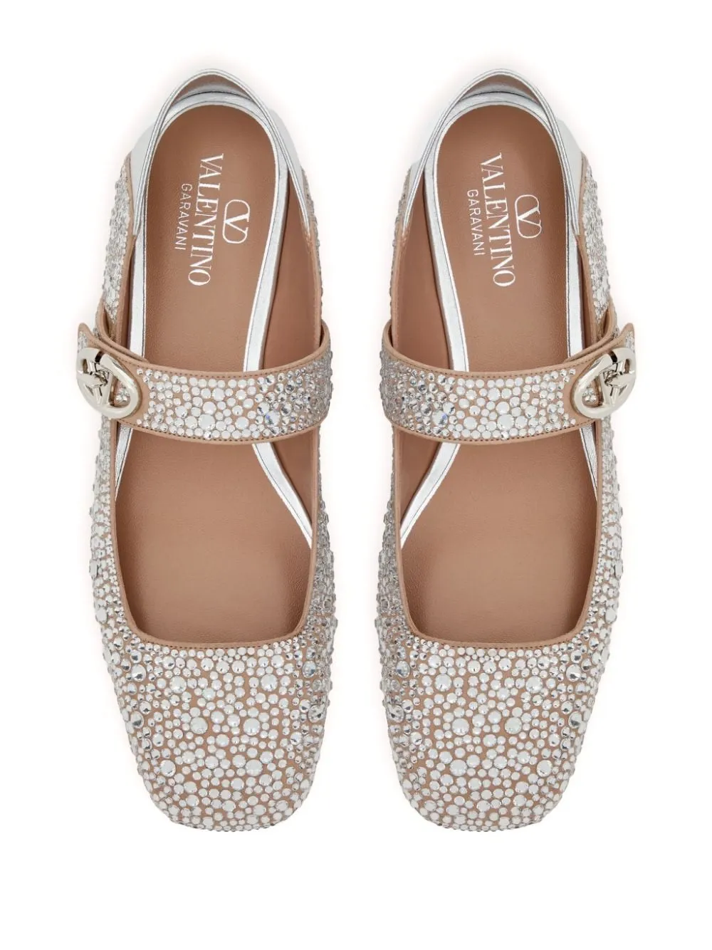 Valentino Garavani Flat shoes Silver