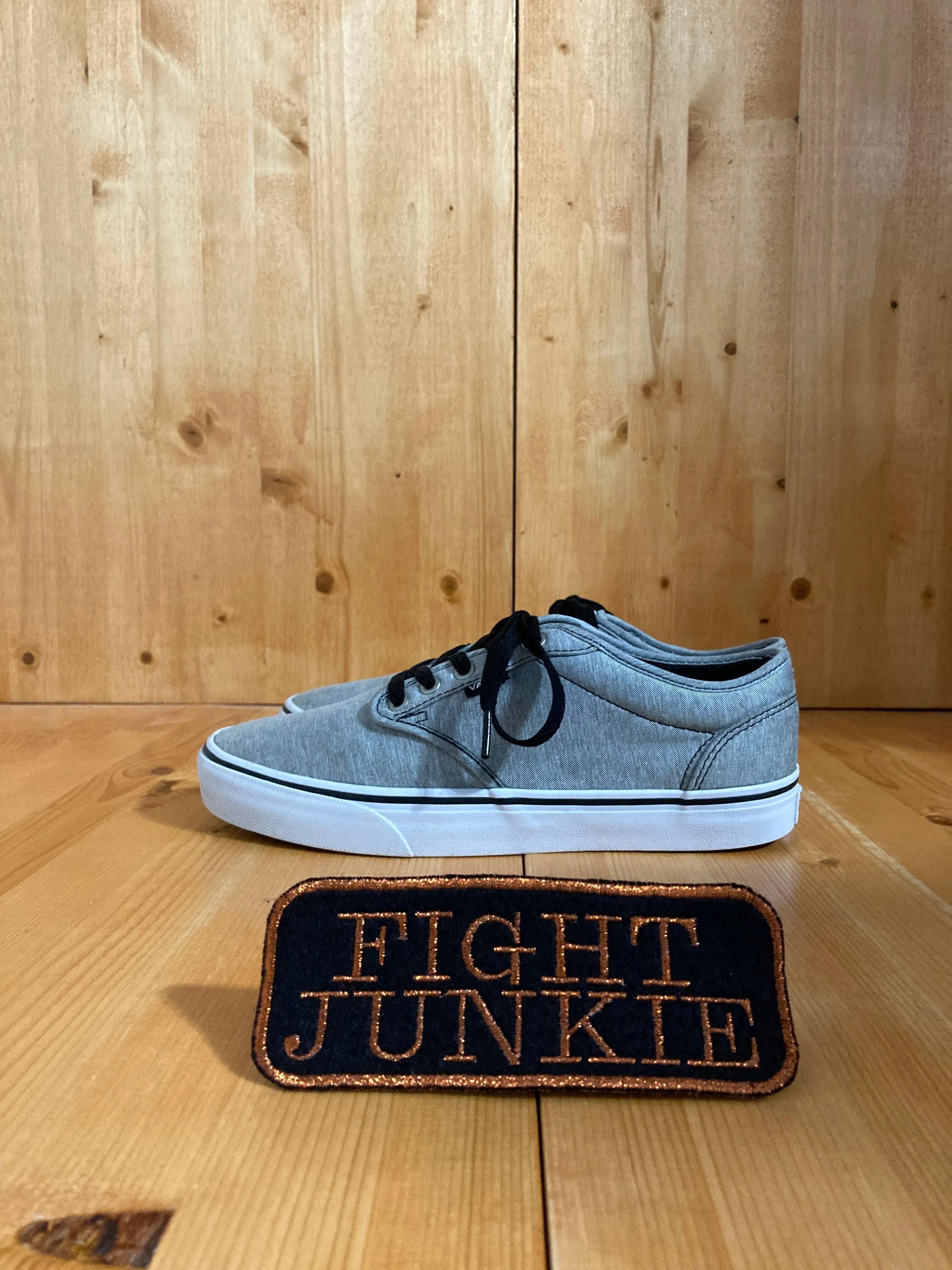 VANS ATWOOD Men Size 8 Low Top Fabric Shoes Sneakers Gray 500714