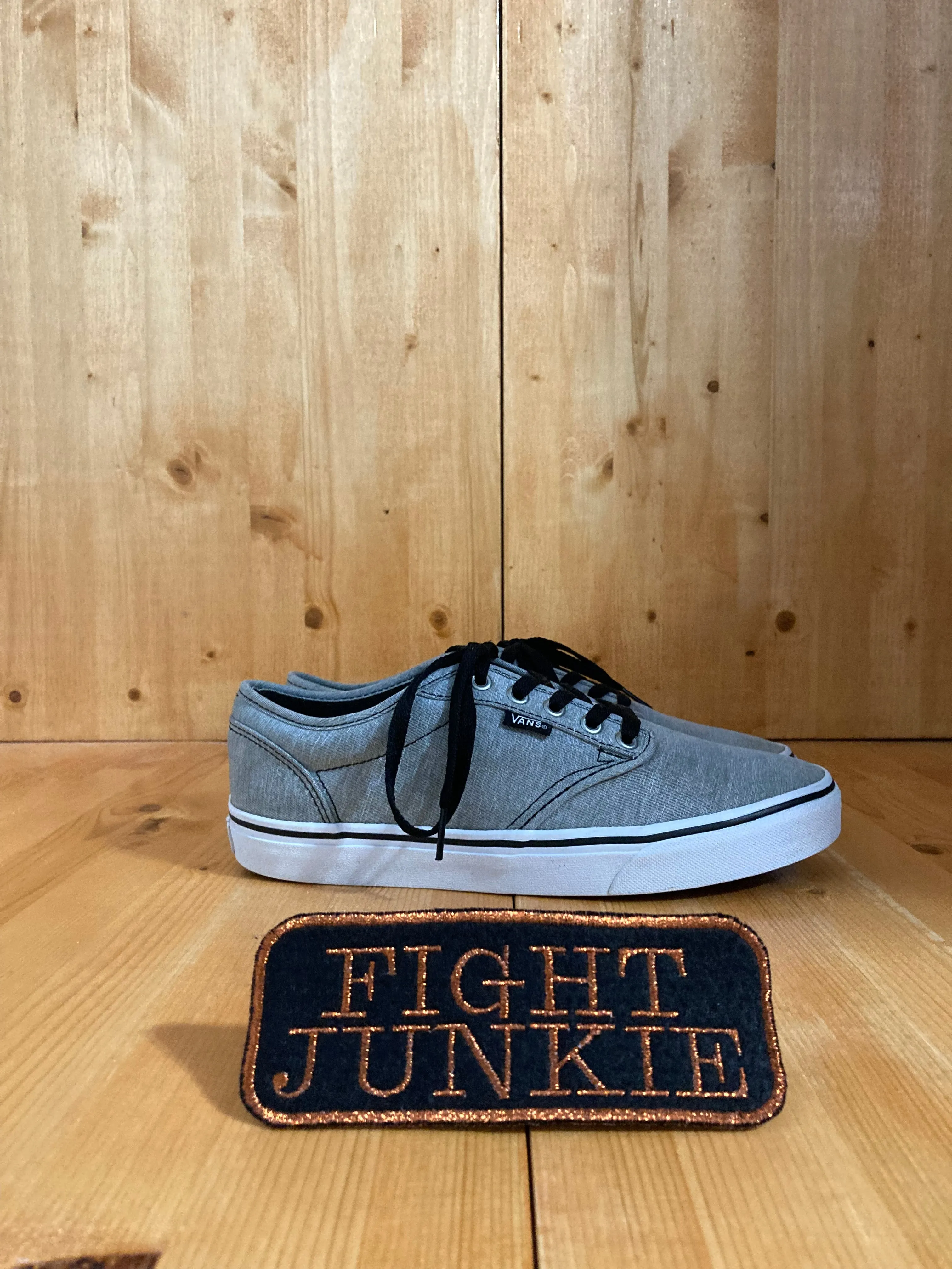VANS ATWOOD Men Size 8 Low Top Fabric Shoes Sneakers Gray 500714