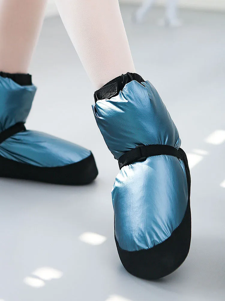 Winter Plus Velvet Thick Cotton Boots Ballet Soft Bottom Training Shoes