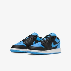 Women's / GS Air Jordan 1 Low "University Blue Black" (553560-041)